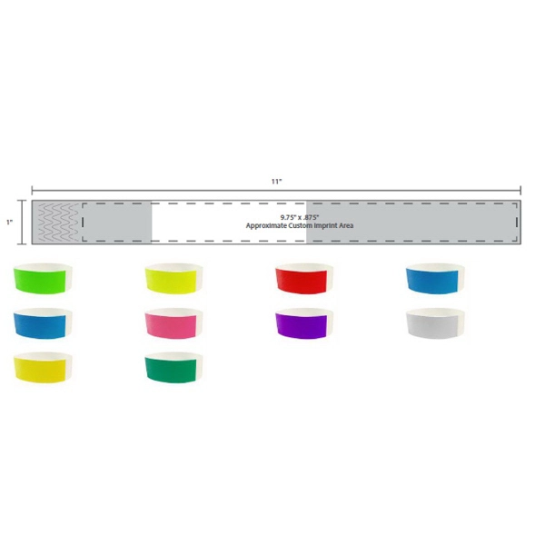 Direct Thermal Stock Color Wristband - Direct Thermal Stock Color Wristband - Image 0 of 0