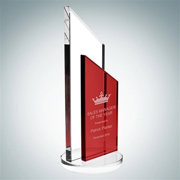 Custom Red Success Award