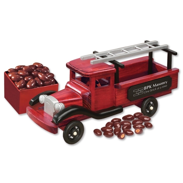 1940-Era Pick-up Truck with Chocolate Covered Almonds