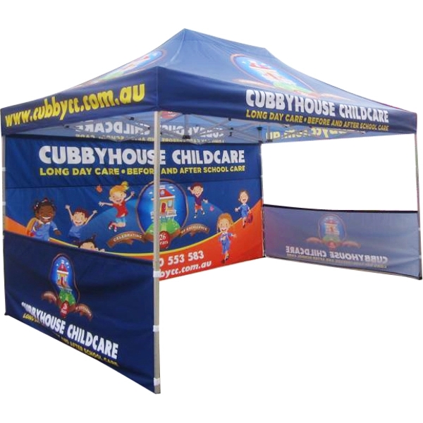 10' x 20' Aluminum Frame Tent with Full Rear Wall - 10' x 20' Aluminum Frame Tent with Full Rear Wall - Image 2 of 4