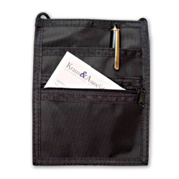 Nylon 3-Pocket Credential Wallets with Zipper - Nylon 3-Pocket Credential Wallets with Zipper - Image 1 of 1