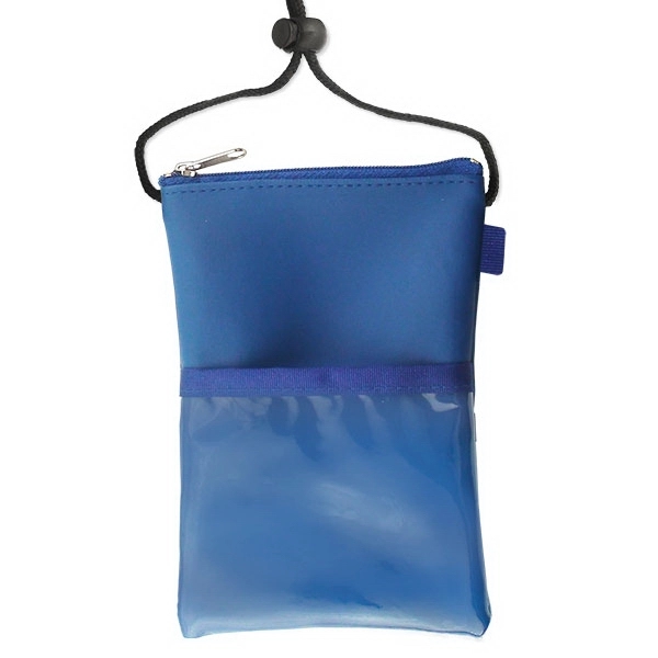 Vinyl Multi-Pocket Credential Wallet with Pen Holder - Vinyl Multi-Pocket Credential Wallet with Pen Holder - Image 1 of 2