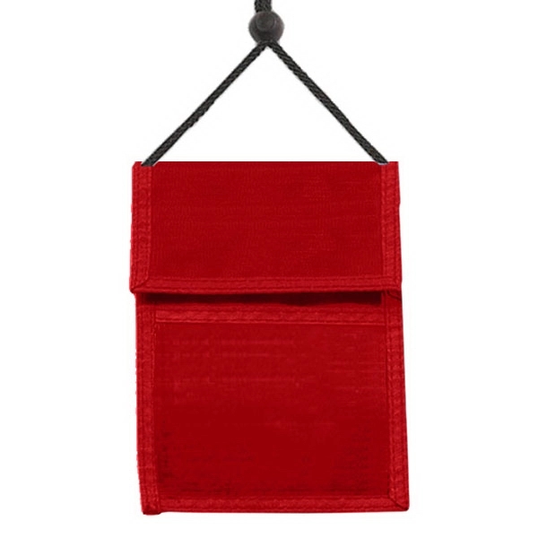 Nylon Multi-Pocket Credential Wallets with Adjustable Strap - Nylon Multi-Pocket Credential Wallets with Adjustable Strap - Image 4 of 5