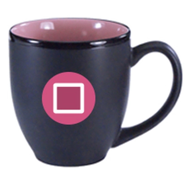 15 Oz Matte Black Out Color In Hilo Bistro Coffee Mug - 15 Oz Matte Black Out Color In Hilo Bistro Coffee Mug - Image 3 of 8