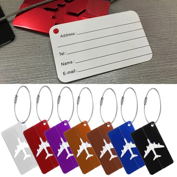 Air Plane Luggage Tag - Air Plane Luggage Tag - Image 0 of 1