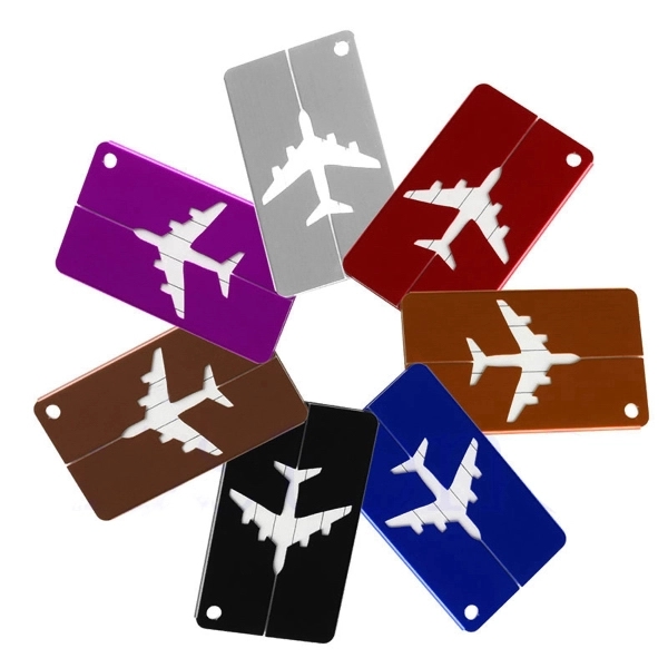 Air Plane Luggage Tag - Air Plane Luggage Tag - Image 1 of 1