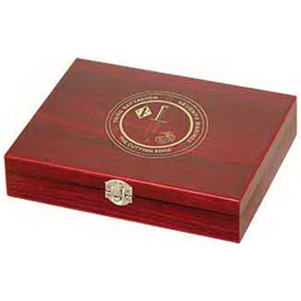 Rosewood Flask, Cup & Funnel Set - Rosewood Flask, Cup & Funnel Set - Image 1 of 3