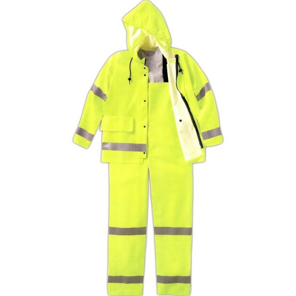 Hi-Visibility Flame-Resistant Rain Bib Overalls - Hi-Visibility Flame-Resistant Rain Bib Overalls - Image 0 of 0
