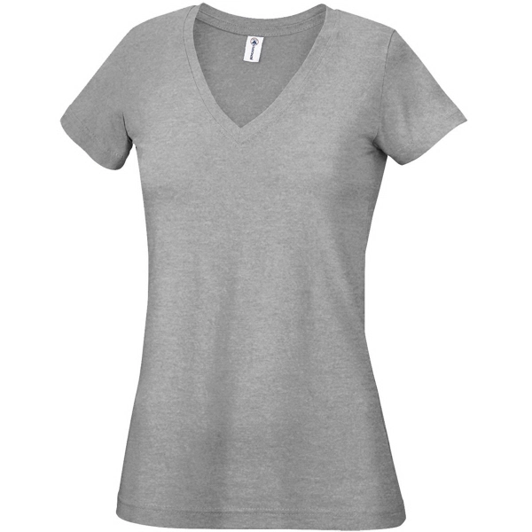 Printed Delta Apparel Junior V-Neck Tee - Printed Delta Apparel Junior V-Neck Tee - Image 0 of 26