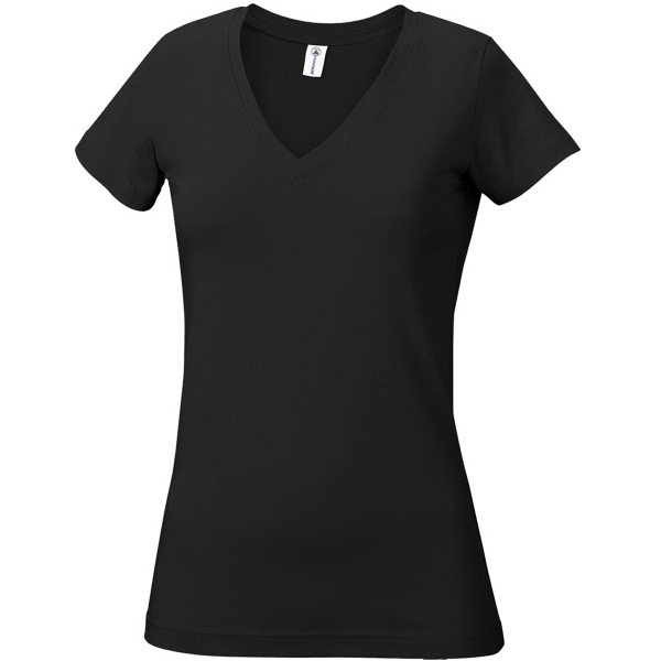 Printed Delta Apparel Junior V-Neck Tee - Printed Delta Apparel Junior V-Neck Tee - Image 2 of 26