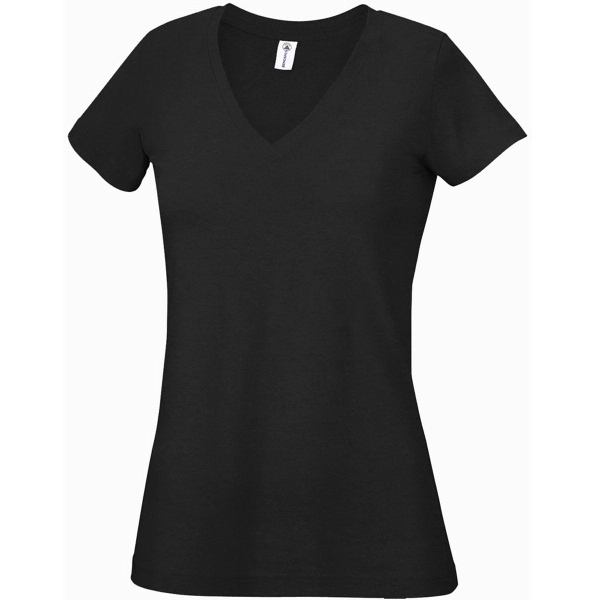 Printed Delta Apparel Junior V-Neck Tee - Printed Delta Apparel Junior V-Neck Tee - Image 3 of 26