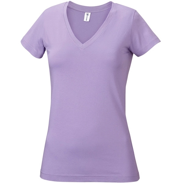 Printed Delta Apparel Junior V-Neck Tee - Printed Delta Apparel Junior V-Neck Tee - Image 6 of 26