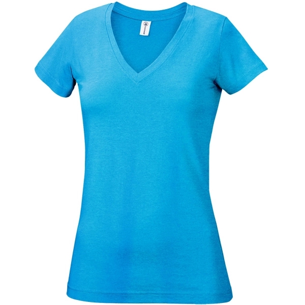 Printed Delta Apparel Junior V-Neck Tee - Printed Delta Apparel Junior V-Neck Tee - Image 9 of 26