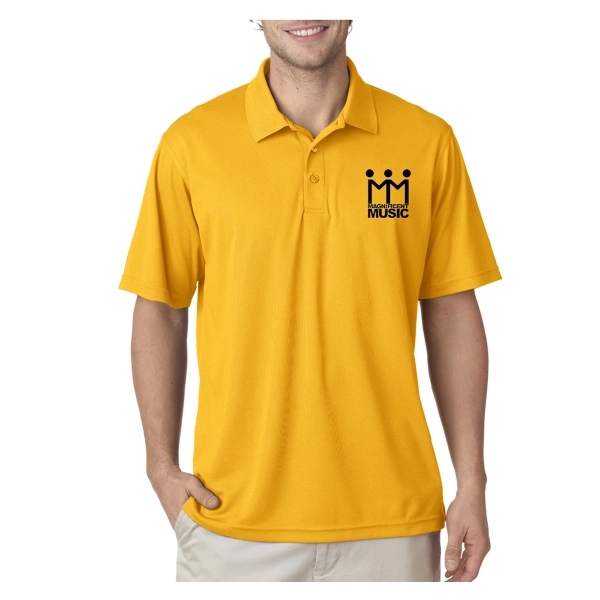 UltraClub® Men's Cool & Dry Mesh Pique Polo Shirt - UltraClub® Men's Cool & Dry Mesh Pique Polo Shirt - Image 6 of 41