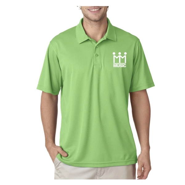 UltraClub® Men's Cool & Dry Mesh Pique Polo Shirt - UltraClub® Men's Cool & Dry Mesh Pique Polo Shirt - Image 8 of 41