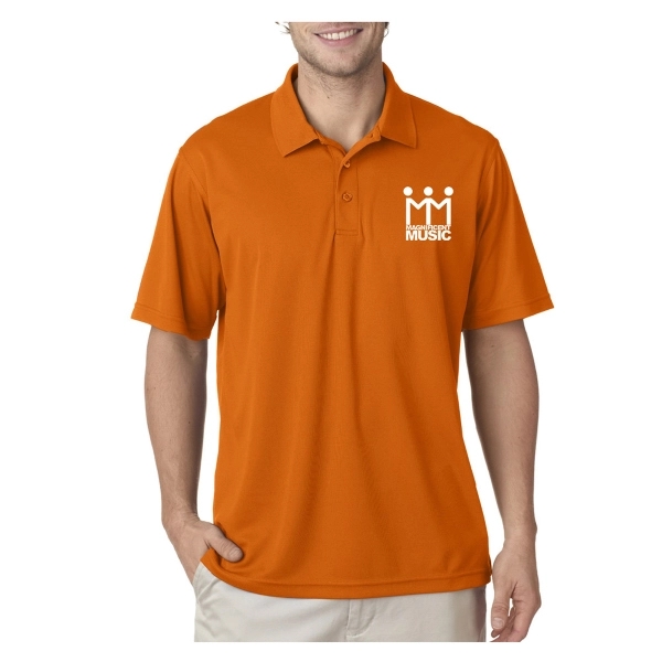 UltraClub® Men's Cool & Dry Mesh Pique Polo Shirt - UltraClub® Men's Cool & Dry Mesh Pique Polo Shirt - Image 11 of 41