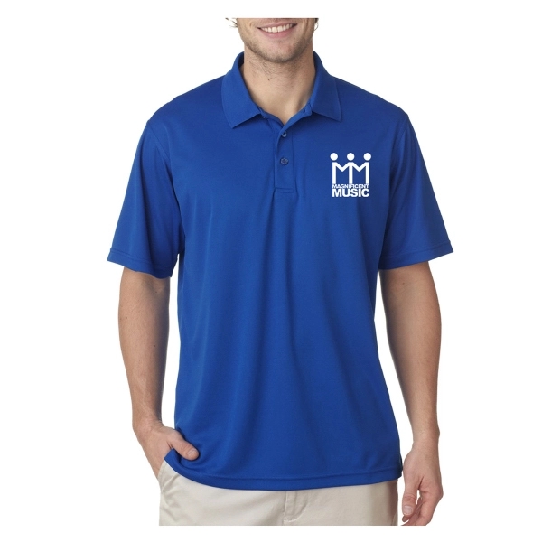 UltraClub® Men's Cool & Dry Mesh Pique Polo Shirt - UltraClub® Men's Cool & Dry Mesh Pique Polo Shirt - Image 15 of 41