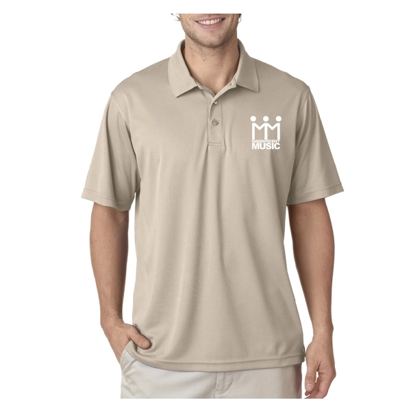 UltraClub® Men's Cool & Dry Mesh Pique Polo Shirt - UltraClub® Men's Cool & Dry Mesh Pique Polo Shirt - Image 17 of 41