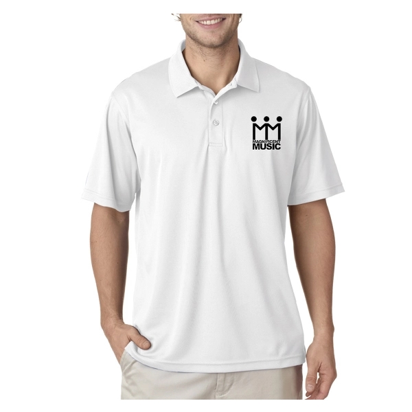 UltraClub® Men's Cool & Dry Mesh Pique Polo Shirt - UltraClub® Men's Cool & Dry Mesh Pique Polo Shirt - Image 18 of 41