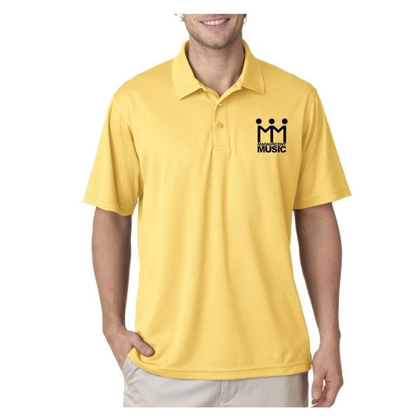 UltraClub® Men's Cool & Dry Mesh Pique Polo Shirt - UltraClub® Men's Cool & Dry Mesh Pique Polo Shirt - Image 19 of 41