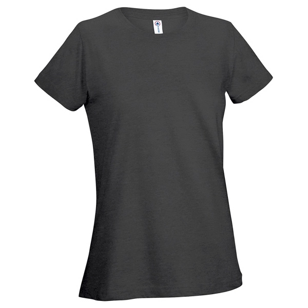 Printed Delta Apparel Ladies 30/1's Soft Spun Tee - Printed Delta Apparel Ladies 30/1's Soft Spun Tee - Image 5 of 33