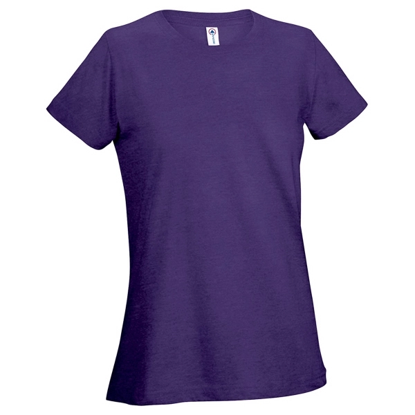 Printed Delta Apparel Ladies 30/1's Soft Spun Tee - Printed Delta Apparel Ladies 30/1's Soft Spun Tee - Image 11 of 33