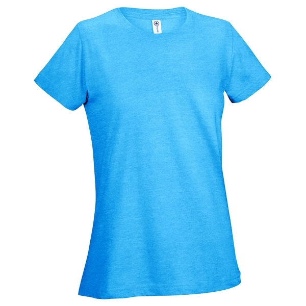 Printed Delta Apparel Ladies 30/1's Soft Spun Tee - Printed Delta Apparel Ladies 30/1's Soft Spun Tee - Image 15 of 33