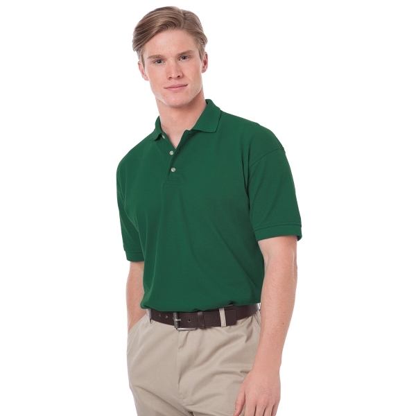 Men's Short Sleeve Egyptian Cotton Pique Polo - Men's Short Sleeve Egyptian Cotton Pique Polo - Image 7 of 25