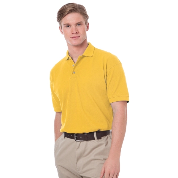 Men's Short Sleeve Egyptian Cotton Pique Polo - Men's Short Sleeve Egyptian Cotton Pique Polo - Image 22 of 25