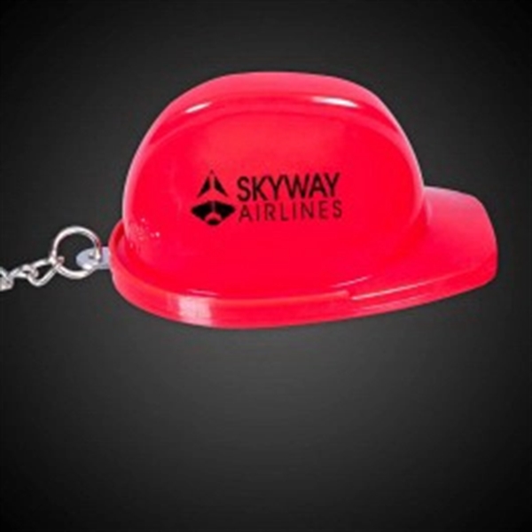 Plastic Construction Hat Bottle Opener Key Chain - Plastic Construction Hat Bottle Opener Key Chain - Image 10 of 12