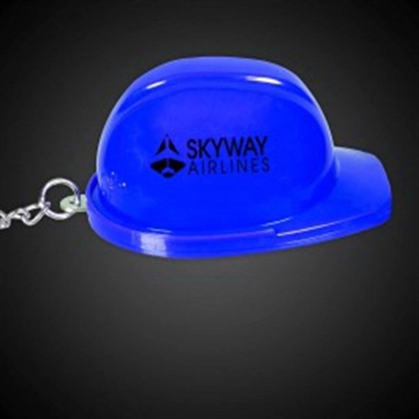 Plastic Construction Hat Bottle Opener Key Chain - Plastic Construction Hat Bottle Opener Key Chain - Image 7 of 12