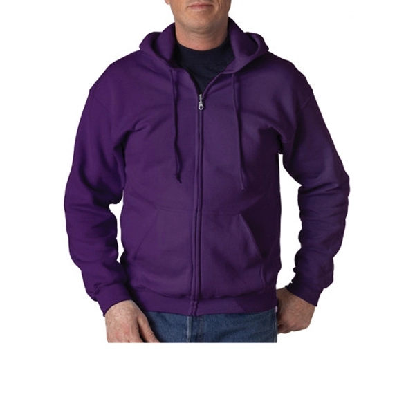 Printed Gildan® Adult Full Zip Hooded Sweatshirt - Printed Gildan® Adult Full Zip Hooded Sweatshirt - Image 12 of 38