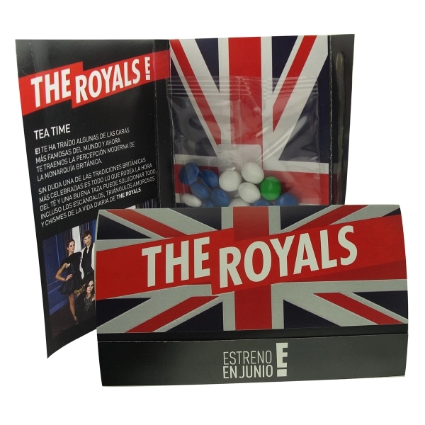 Chocolate Buttons on an Imprinted Calling Card - Chocolate Buttons on an Imprinted Calling Card - Image 0 of 1