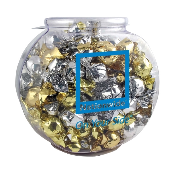 Fish Bowl with Twist-Wrapped Truffles