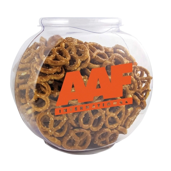 Fish Bowl with Salted Mini Pretzels