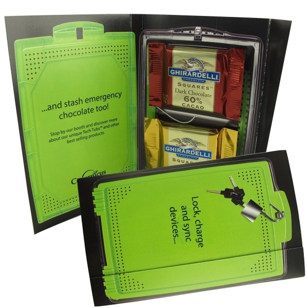 Ghiradelli Chocolate Squares Imprinted Calling Card