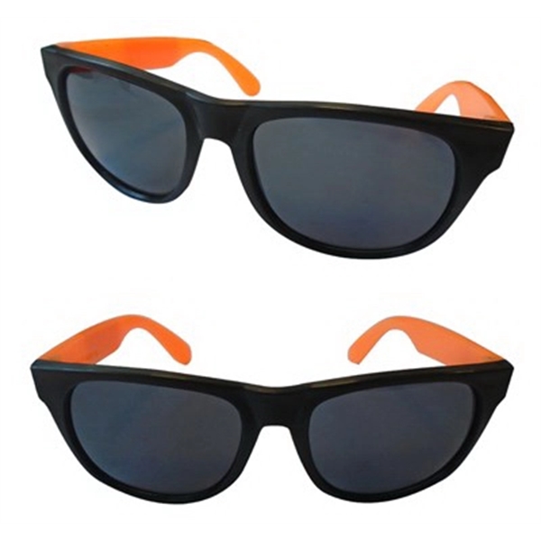 Two-Tone Rubberized Sunglasses - Two-Tone Rubberized Sunglasses - Image 1 of 1