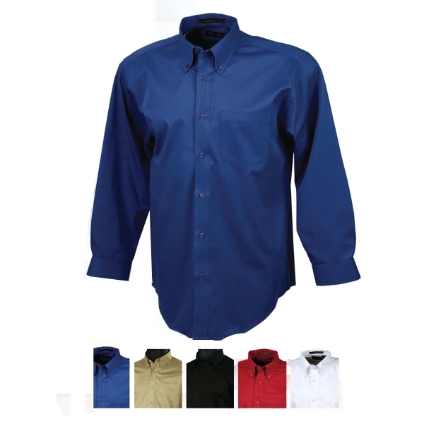 Men's Twill Dress Shirt Short sleeves - Men's Twill Dress Shirt Short sleeves - Image 0 of 0