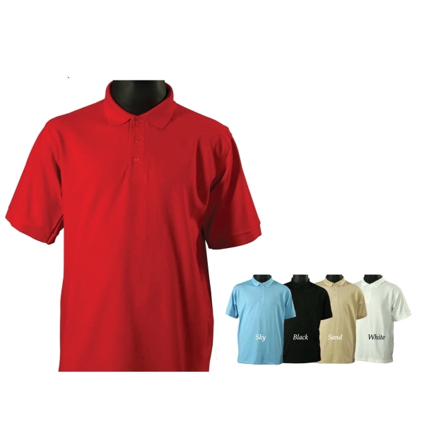 Moisture Wicking 100% Polyester Polo - Moisture Wicking 100% Polyester Polo - Image 0 of 6