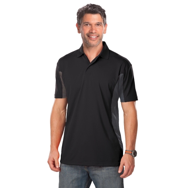 Men's Colorblock Snag Resistant Wicking Polo - Men's Colorblock Snag Resistant Wicking Polo - Image 7 of 7