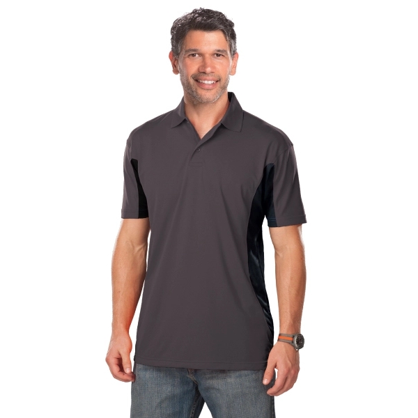 Men's Colorblock Snag Resistant Wicking Polo - Men's Colorblock Snag Resistant Wicking Polo - Image 1 of 7