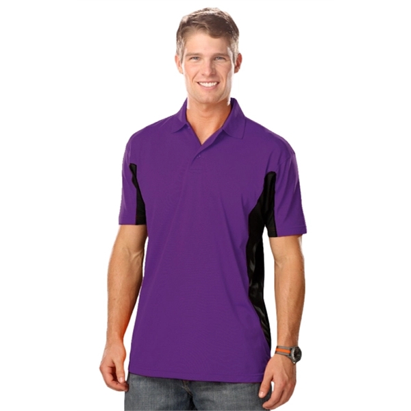 Men's Colorblock Snag Resistant Wicking Polo - Men's Colorblock Snag Resistant Wicking Polo - Image 3 of 7