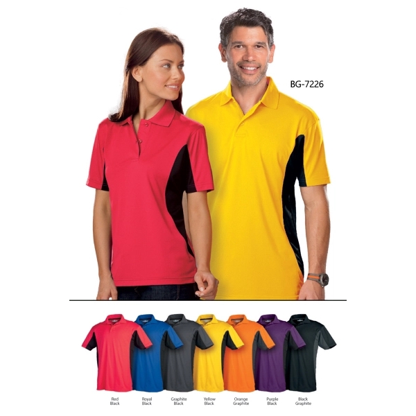 Men's Colorblock Snag Resistant Wicking Polo - Men's Colorblock Snag Resistant Wicking Polo - Image 0 of 7