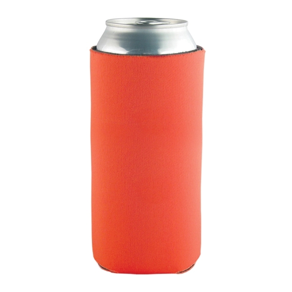16 oz Tall Pocket Can Coolie with 3 sided Imprint - 16 oz Tall Pocket Can Coolie with 3 sided Imprint - Image 4 of 12