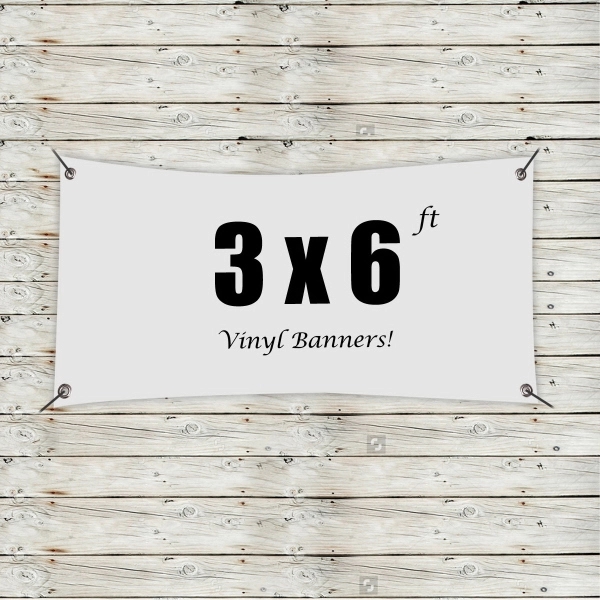 Custom 6' x 3' Vinyl Banners - Custom 6' x 3' Vinyl Banners - Image 8 of 9