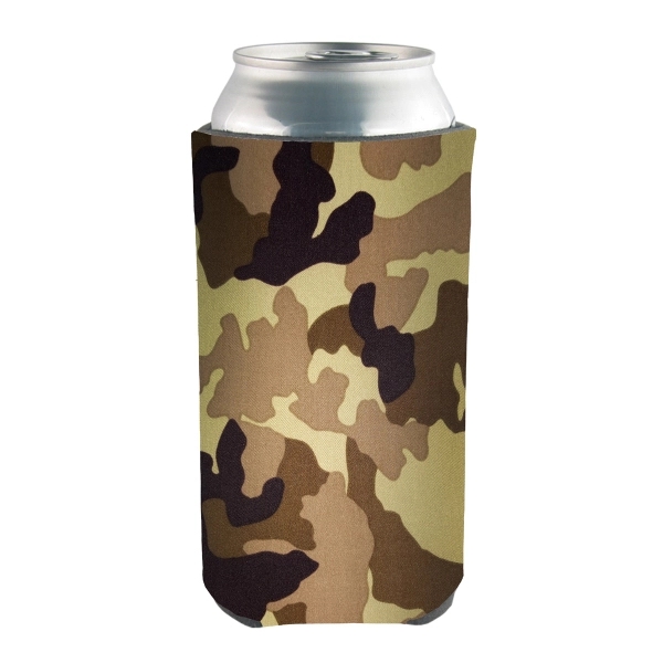 16 oz Tall Pocket Can Coolie with 3 sided Imprint - 16 oz Tall Pocket Can Coolie with 3 sided Imprint - Image 10 of 12