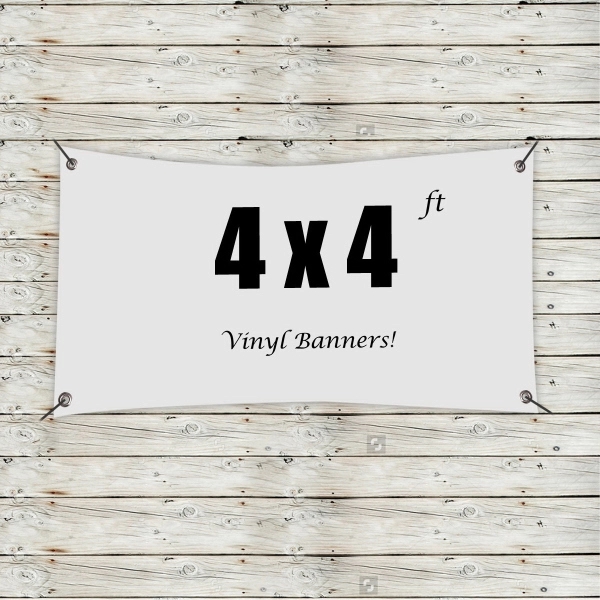 Custom 4' x 4' Vinyl Banners - Custom 4' x 4' Vinyl Banners - Image 11 of 11