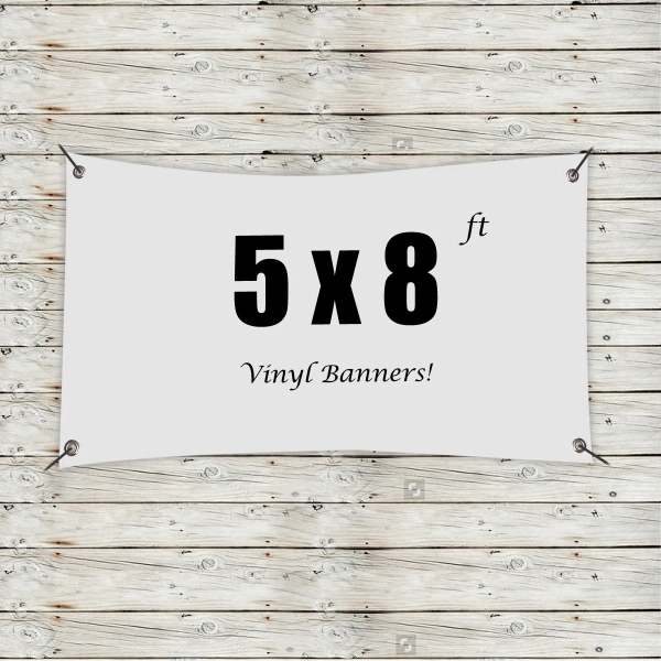 Custom 5' x 8' Vinyl Banners - Custom 5' x 8' Vinyl Banners - Image 11 of 11