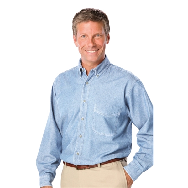 Men's L/S Denim Shirt - Men's L/S Denim Shirt - Image 1 of 2