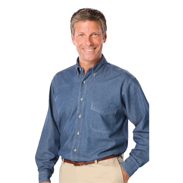 Men's L/S Denim Shirt - Men's L/S Denim Shirt - Image 2 of 2